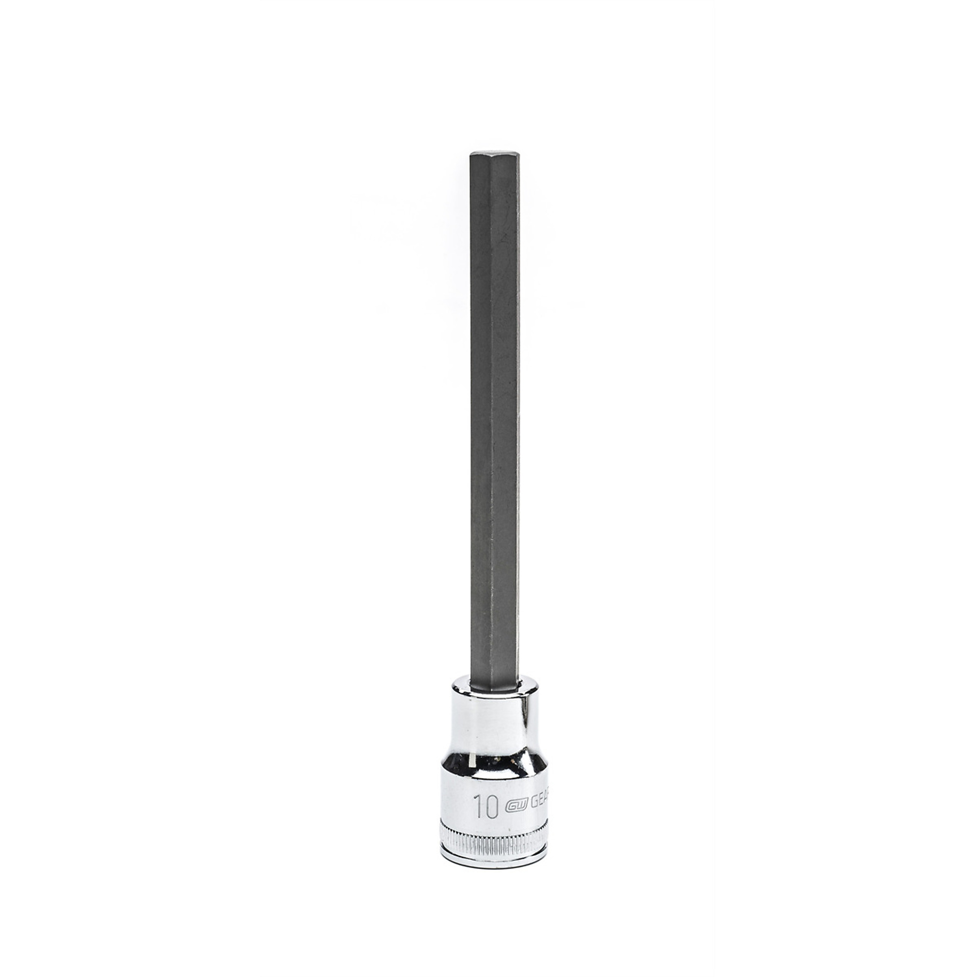 GearWrench Long Length Hex Bit Metric Socket — 1/2in. Drive, 10mm, Model# KDT82581